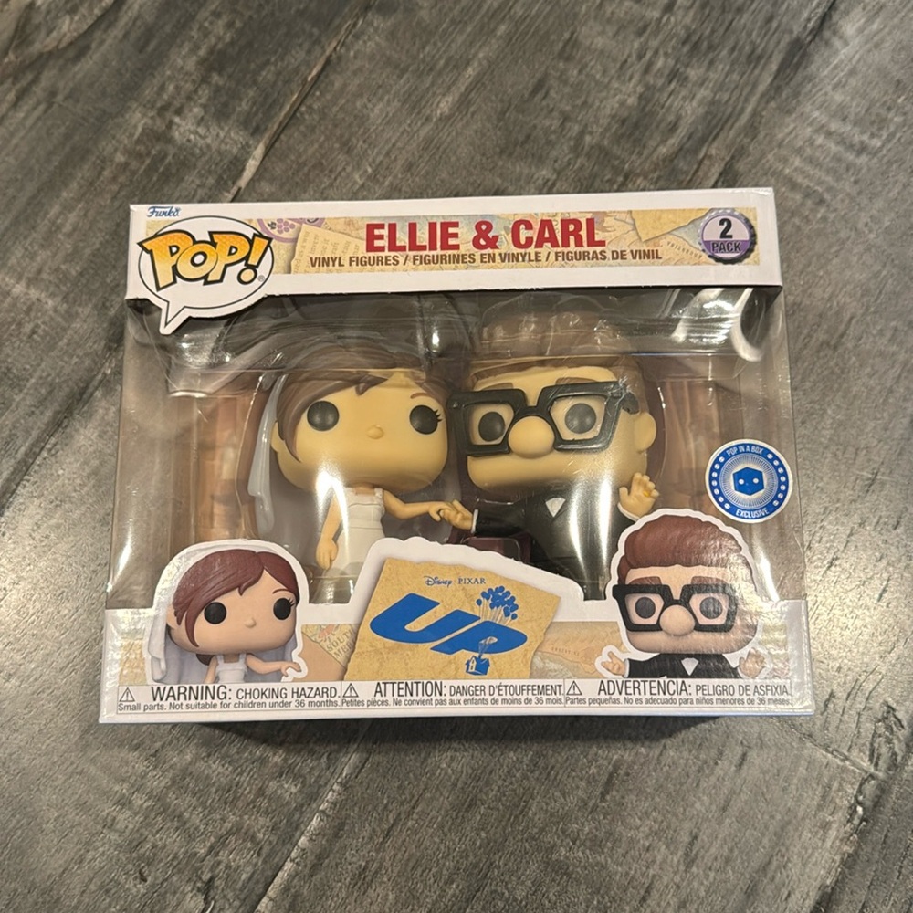 Ellie and Carl Funko Pop